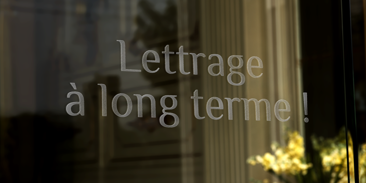 Options de lettrage de vitrine proposés par Kimva (impression, lettrage, graphisme et signalétique à Liège) : Un lettrage garantit à long terme!